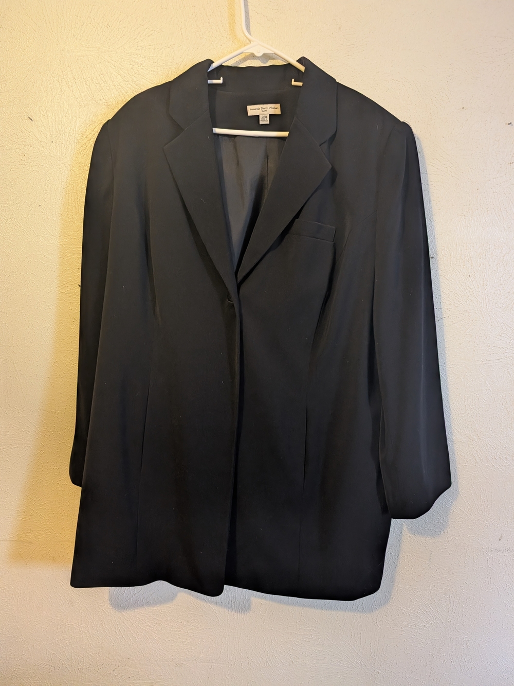 Amanda smith Women's One Button Blazer 22W
